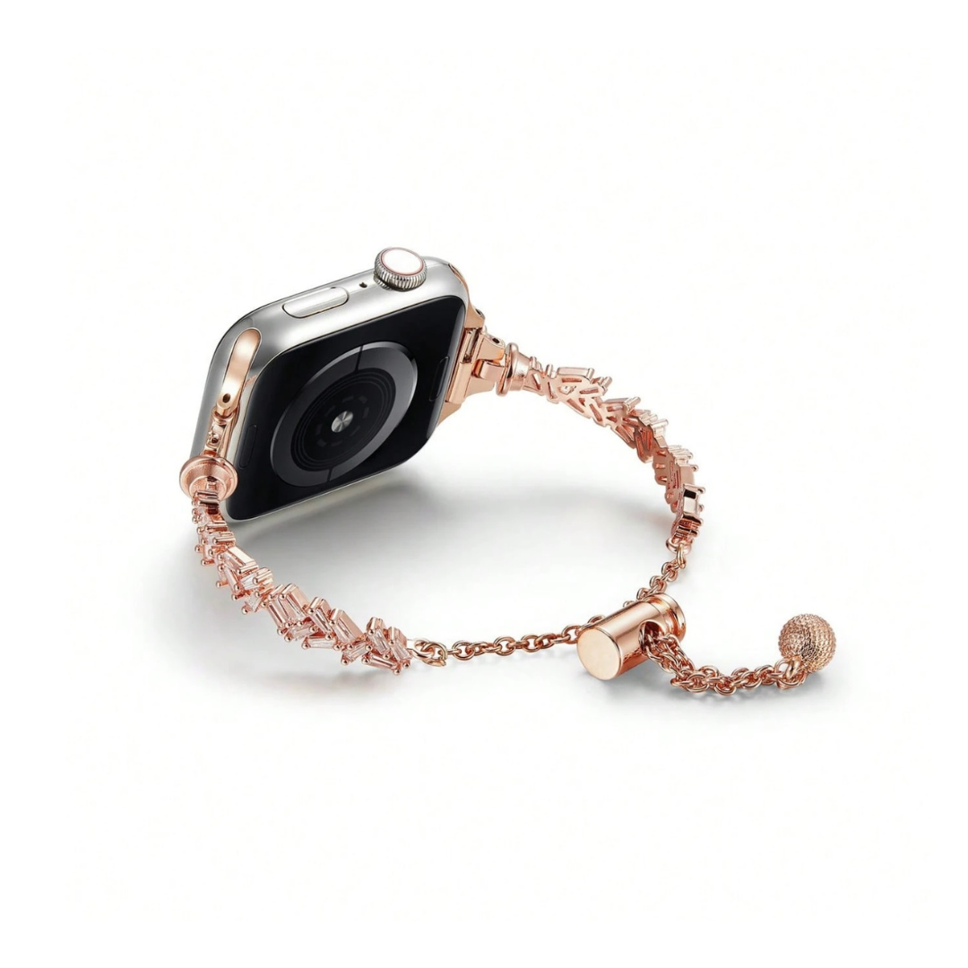 Rhinestone Bracelet | Rose Gold
